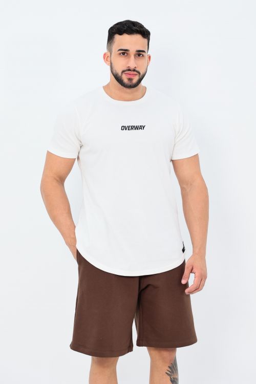 Camiseta OverCore Masculina / Regular Fit - Off-White