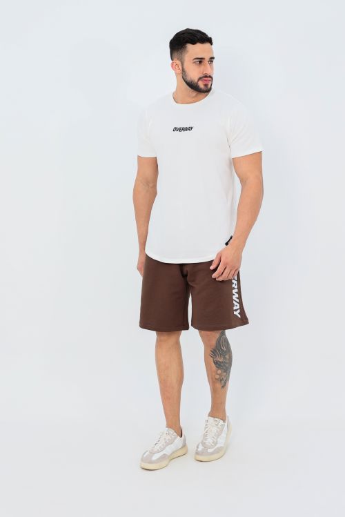 Camiseta OverCore Masculina / Regular Fit - Off-White