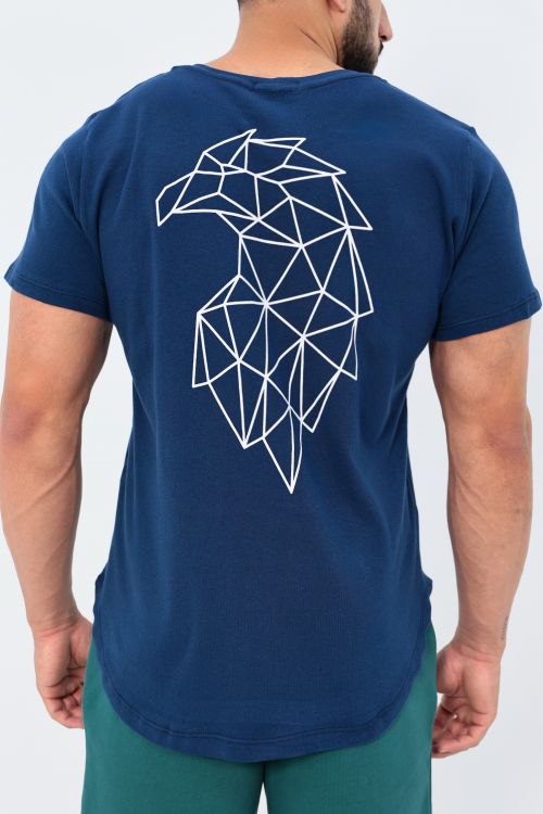 Camiseta OverCore Masculina / Regular Fit - Azul-Marinho