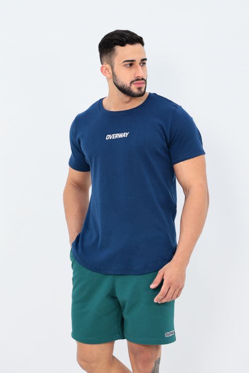 Camiseta OverCore Masculina / Regular Fit - Azul-Marinho