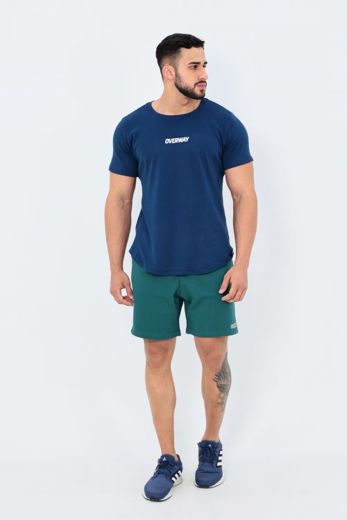 Camiseta OverCore Masculina / Regular Fit - Azul-Marinho