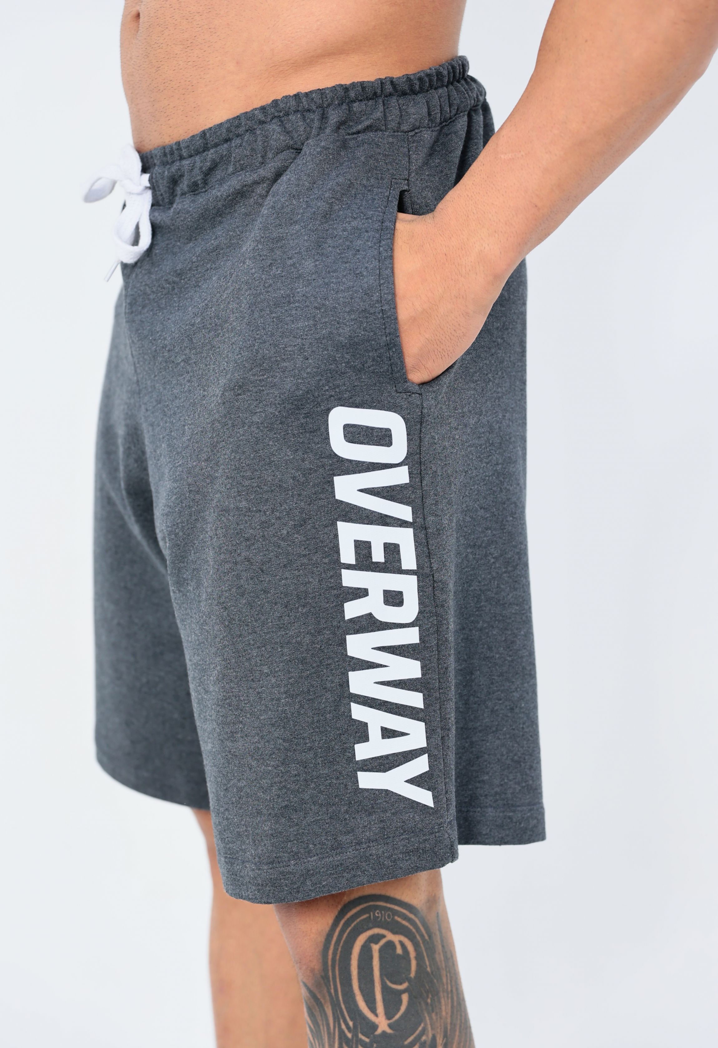 Bermuda OverComfort Moletom / Classic Fit - Mescla