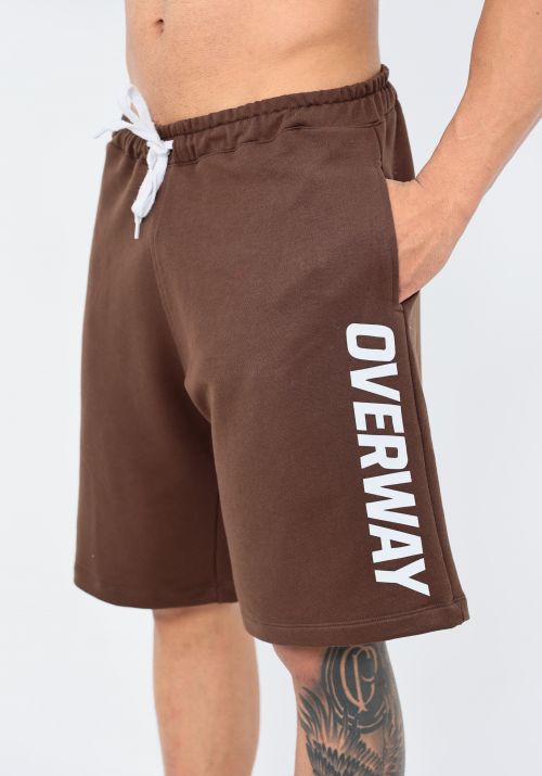 Bermuda OverComfort Moletom / Classic Fit - Marrom