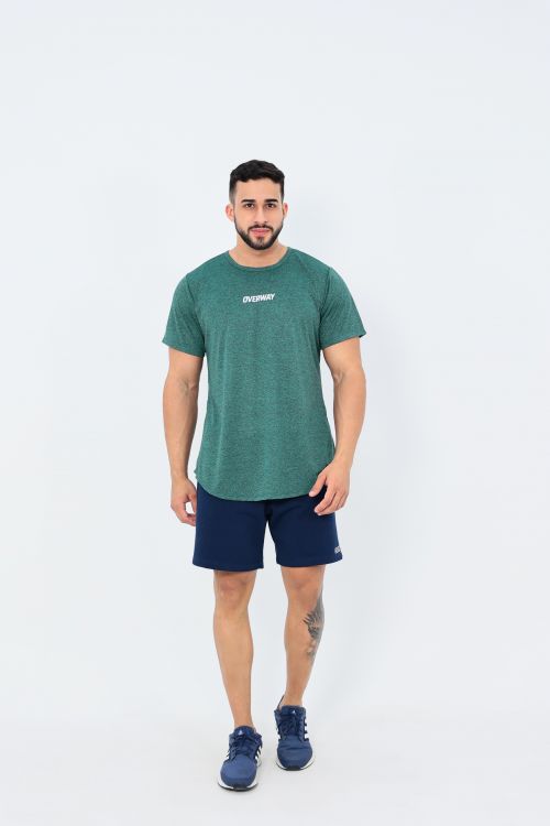 Shorts OverComfort Moletom / Relaxed Fit - Azul-Marinho