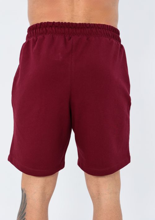 Shorts OverComfort Moletom / Relaxed Fit - Vinho