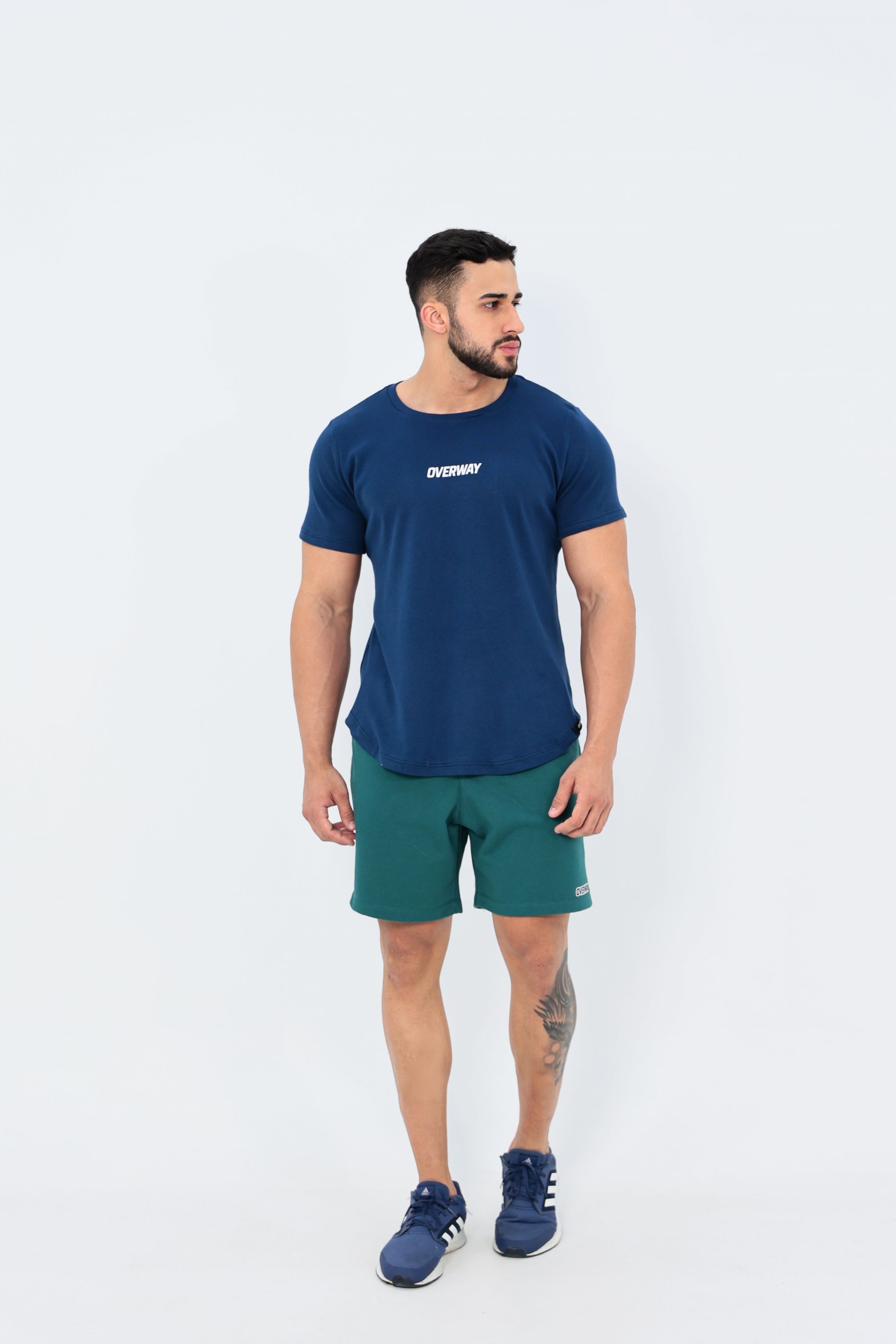 Shorts OverComfort Moletom / Relaxed Fit - Verde