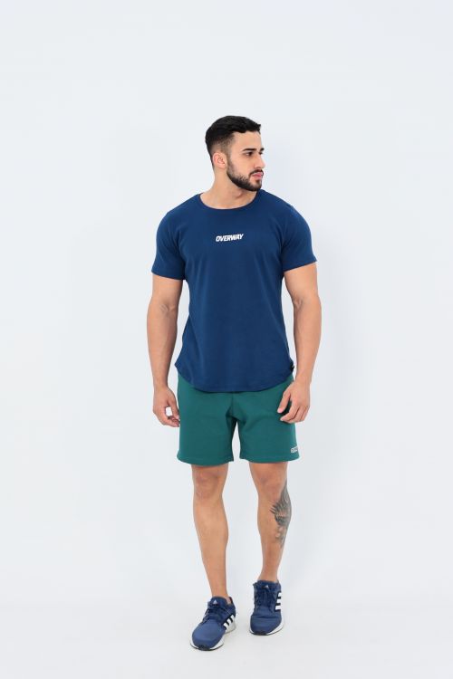 Shorts OverComfort Moletom / Relaxed Fit - Verde