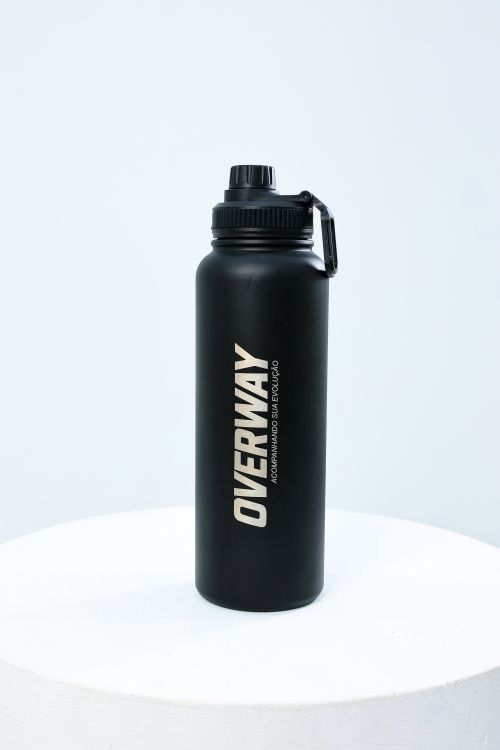 Garrafa T�rmica Overway 1,2 L - Preto