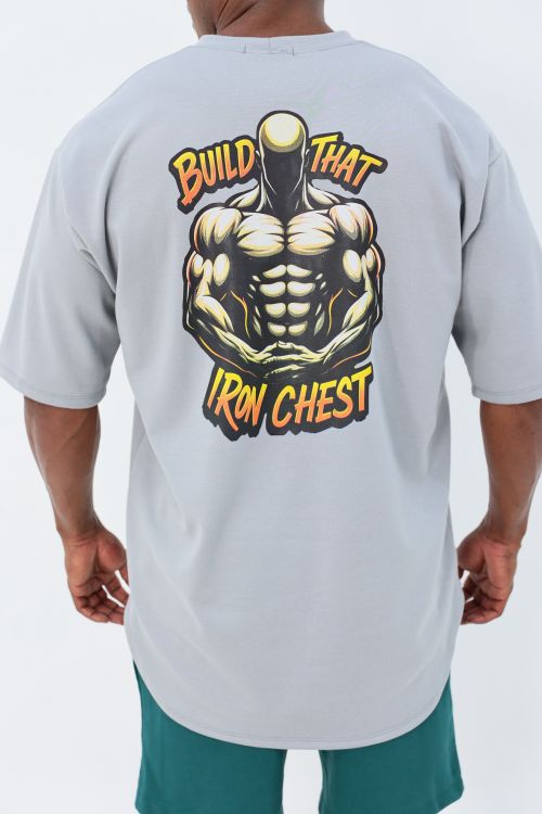 Camiseta OverHeavy 325 / Heavy Oversized - Cinza