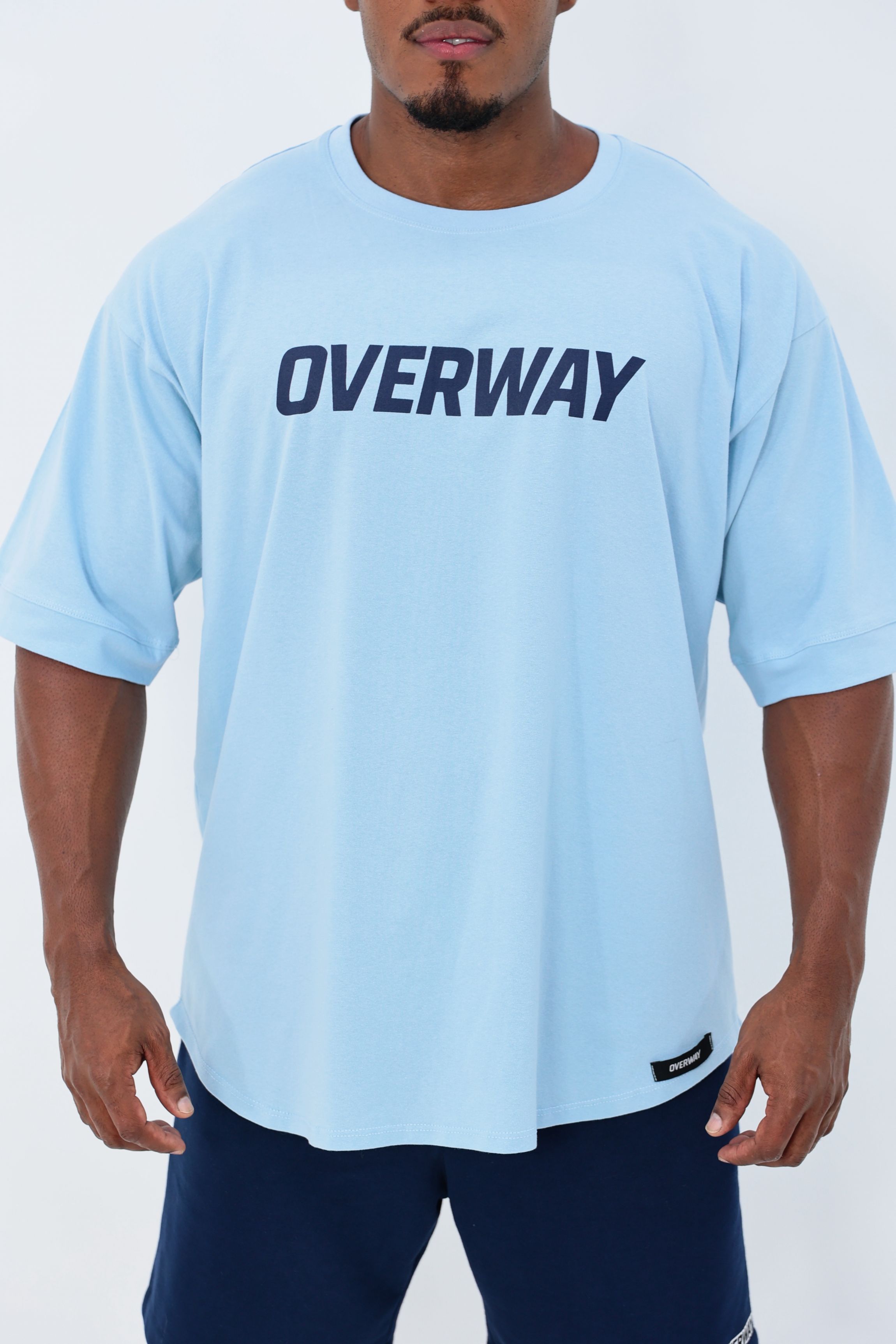 Camiseta OverSoft / Soft Oversized - Azul-Claro