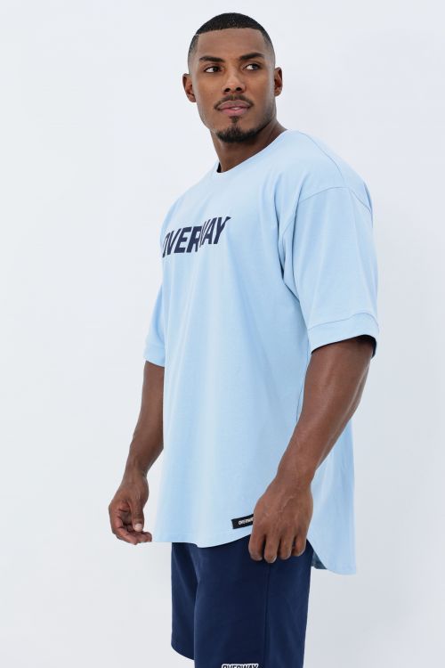 Camiseta OverSoft / Soft Oversized - Azul-Claro