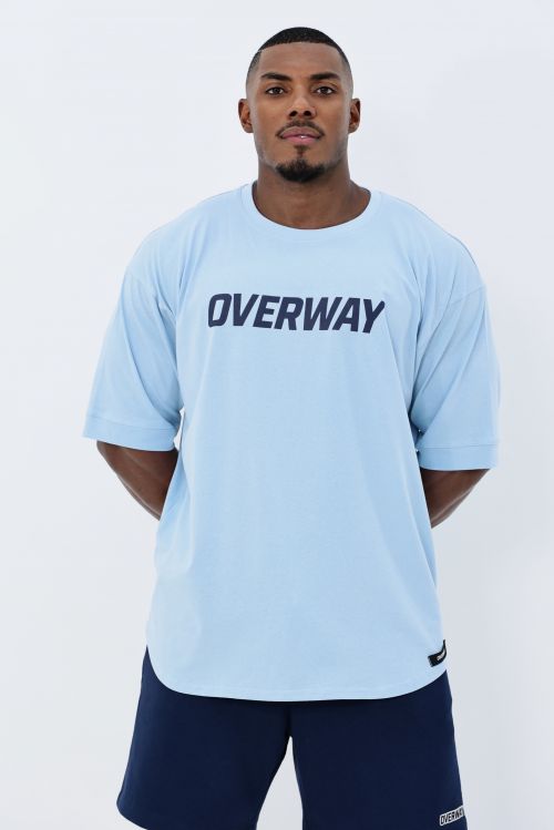 Camiseta OverSoft / Soft Oversized - Azul-Claro