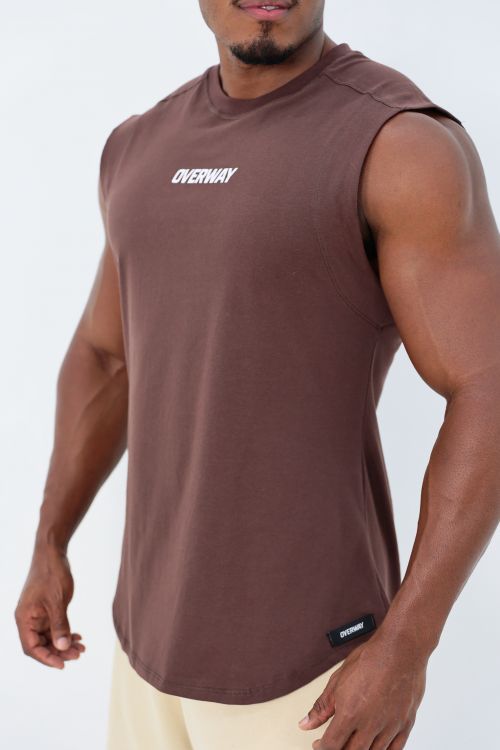 Regata OverCore 100% Algodão / Active Fit - Marrom