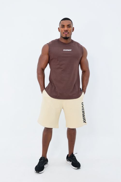 Regata OverCore 100% Algodão / Active Fit - Marrom