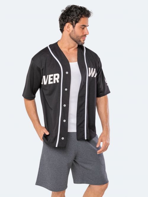 Camiseta OverBaseball / Sport Oversized - Preto