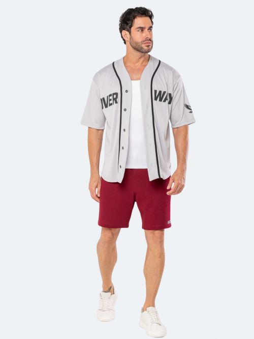 Camiseta OverBaseball / Sport Oversized - Cinza