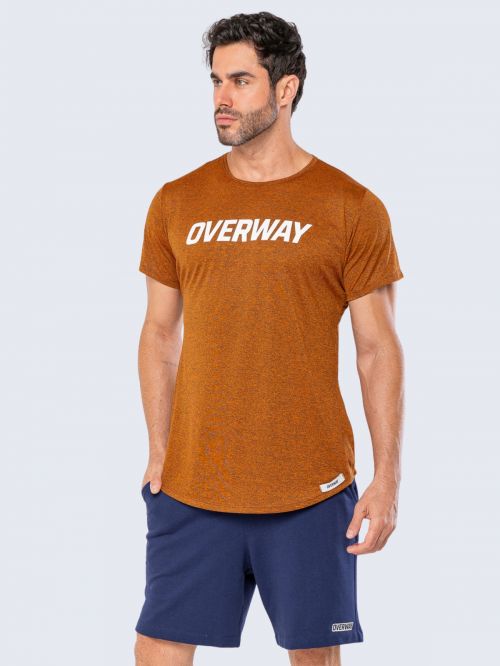Camiseta OverDry Masculina / Athletic Fit - Laranja