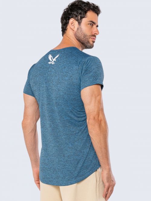 Camiseta OverDry Masculina / Athletic Fit - Azul