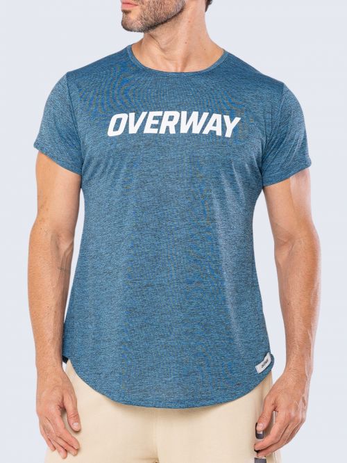 Camiseta OverDry Masculina / Athletic Fit - Azul