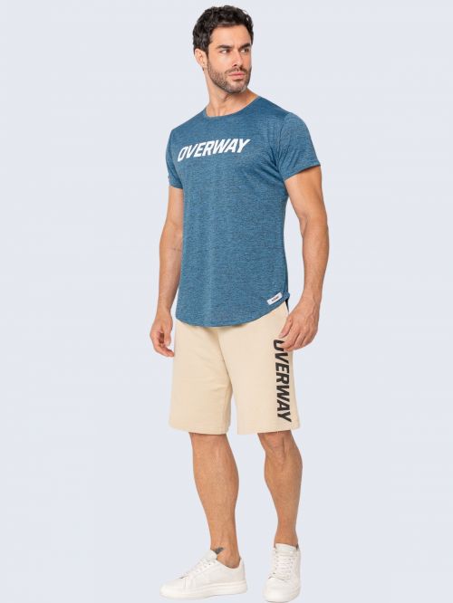 Camiseta OverDry Masculina / Athletic Fit - Azul