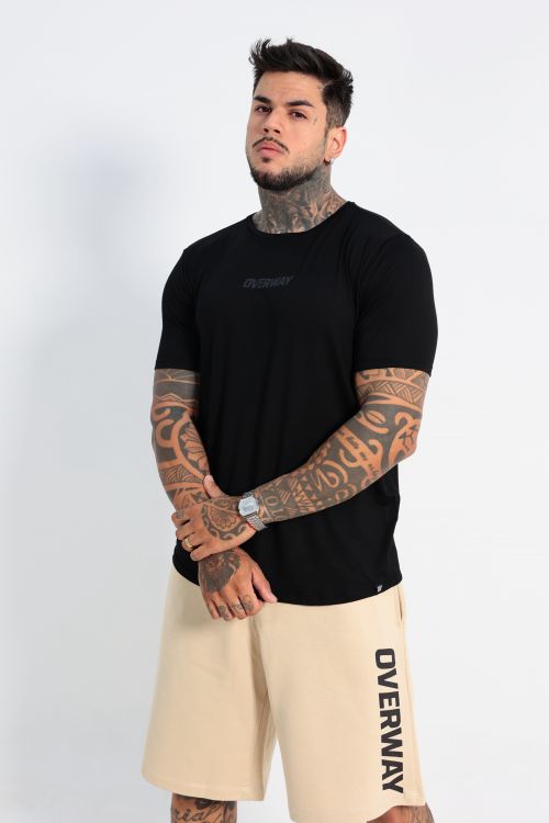 Camiseta OverModal Masculina / Shape Fit - Preto