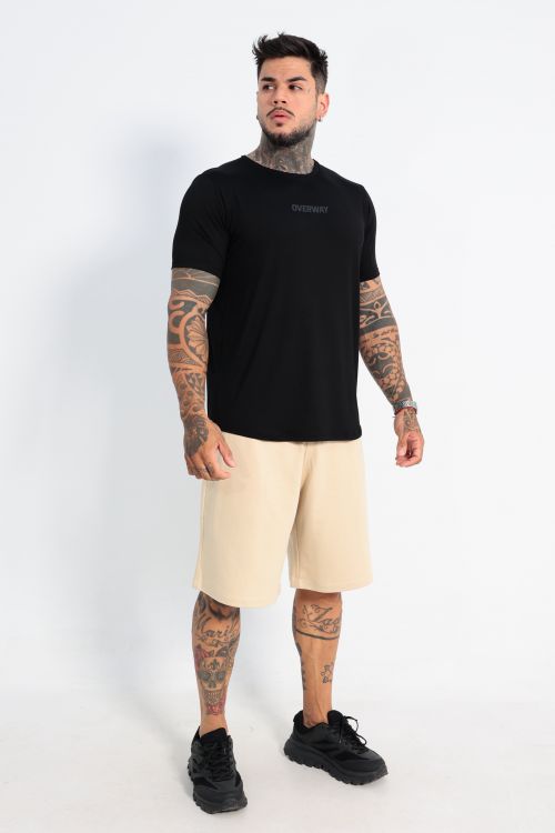 Camiseta OverModal Masculina / Shape Fit - Preto