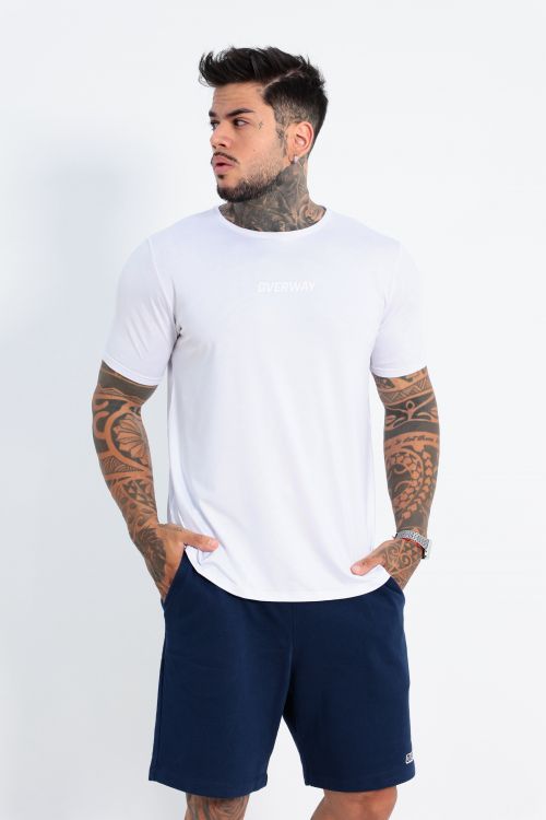 Camiseta OverModal Masculina / Shape Fit - Branca