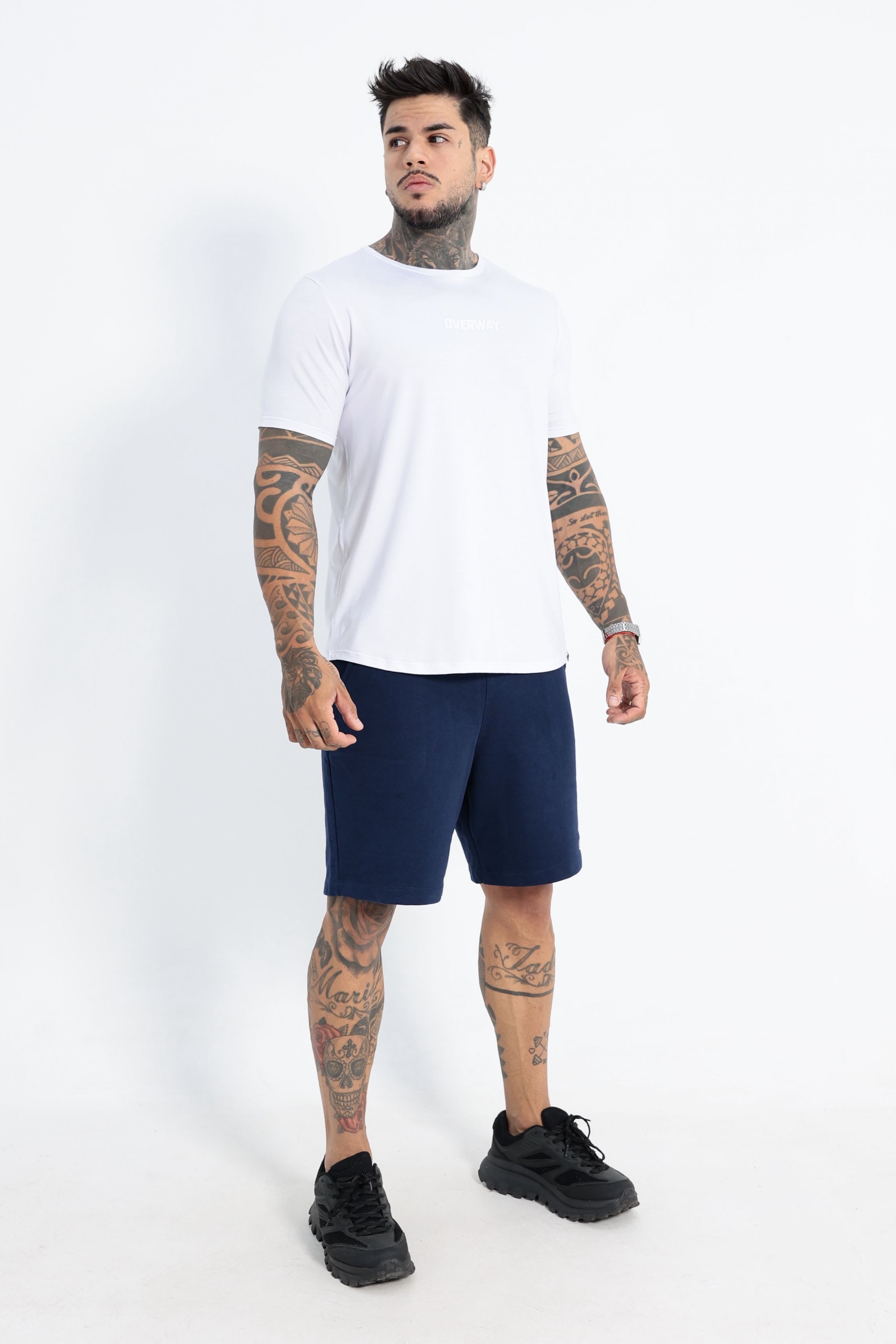 Camiseta OverModal Masculina / Shape Fit - Branca