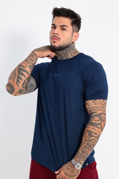 Camiseta OverModal Masculina / Shape Fit - Azul