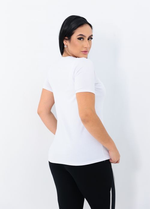 Camiseta OverModal Feminina / Essential Fit - Branca