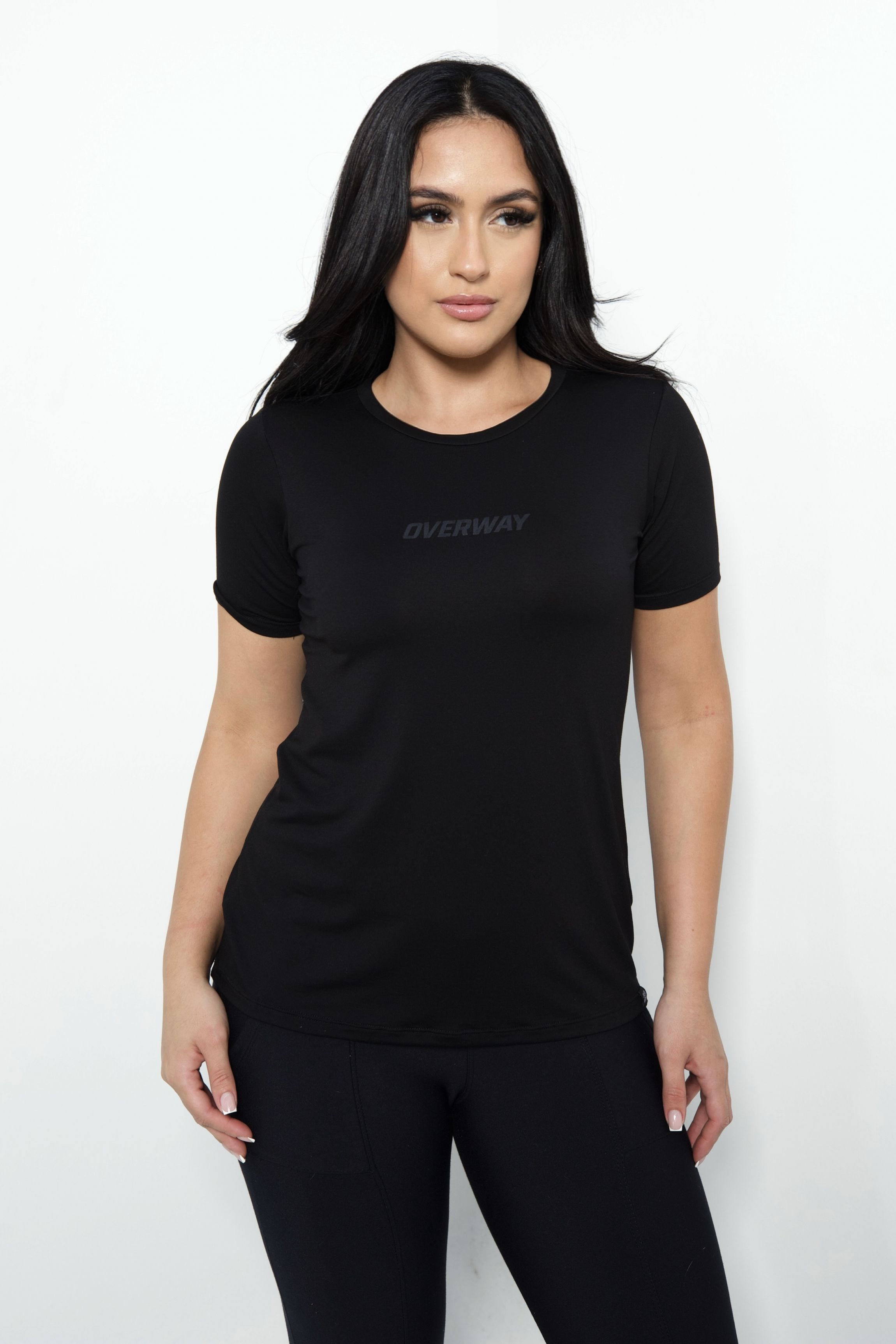 Camiseta OverModal Feminina / Essential Fit - Preto
