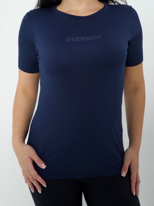 Camiseta OverModal Feminina / Essential Fit - Azul