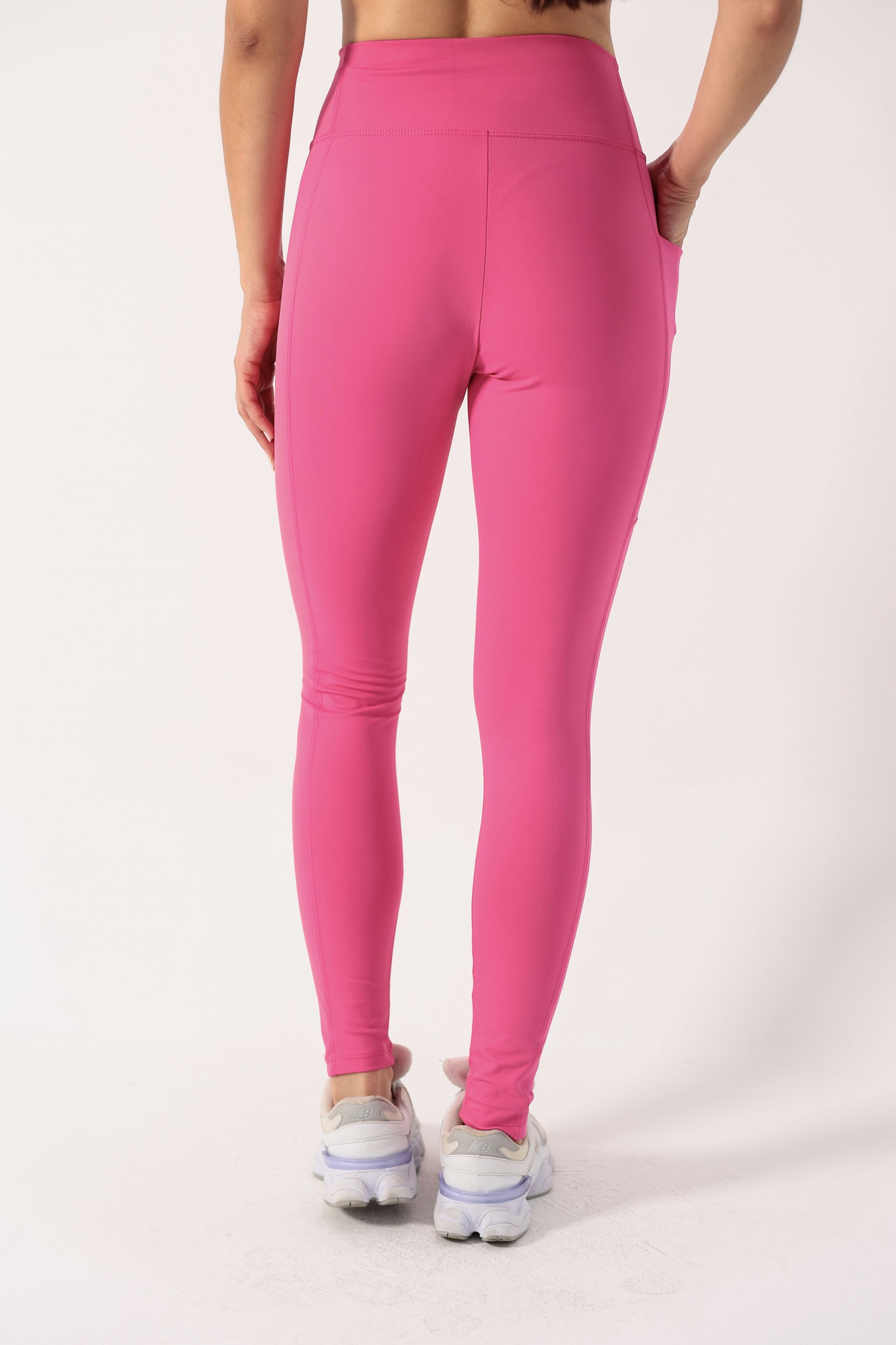 Legging OverFlex Feminina Blackout com Bolso / Flex Fit - Pink