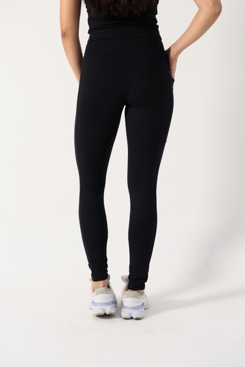 Legging OverFlex Feminina Blackout com Bolso / Flex Fit - Preto