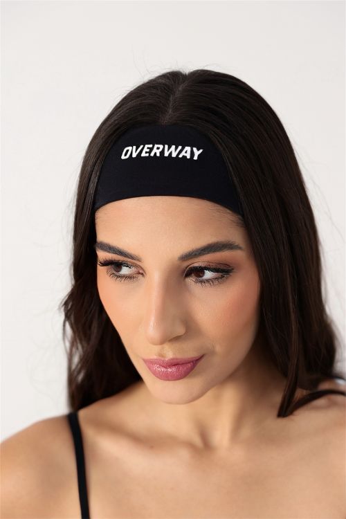 Faixa de Cabelo OverFlex Feminina Dupla Blackout / Flex Fit - Preto