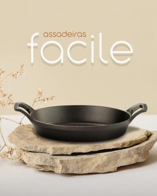 Assadeira Oval 32x23 cm Facile N4