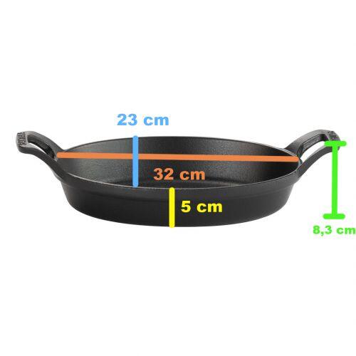 Assadeira Oval 32x23 cm Facile N4