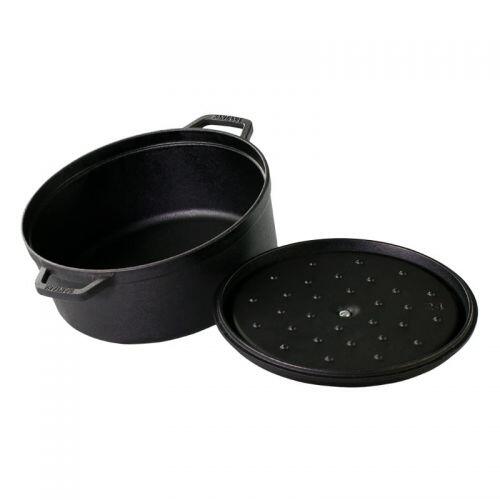 Caçarola alça de ferro tampa de ferro 3,8 litros cocotte 24 cm