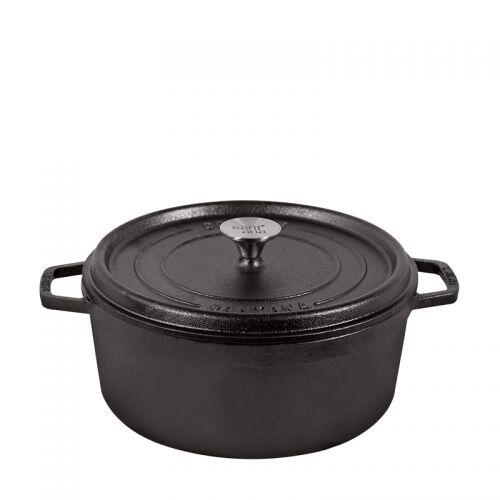 Caçarola alça de ferro tampa de ferro 3,8 litros cocotte 24 cm