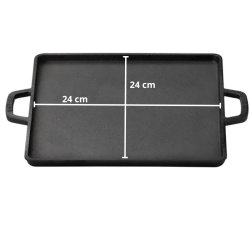 Chapa Aperitivo 24x24 cm sem suporte Santana