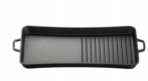 Chapa Assadeira Ferro Fundido Slim grill Santana 45 x 21 cm