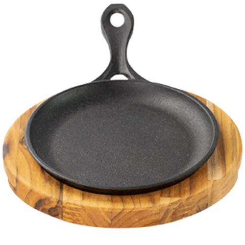 Chapa oval COM suporte de Madeira 25x18 cm