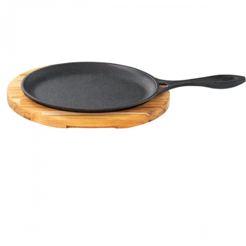 Chapa oval COM suporte de Madeira 25x18 cm