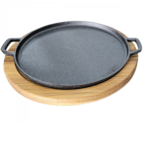 FORMA DE PIZZA 30cm M Com SUPORTE DE MADEIRA Santana