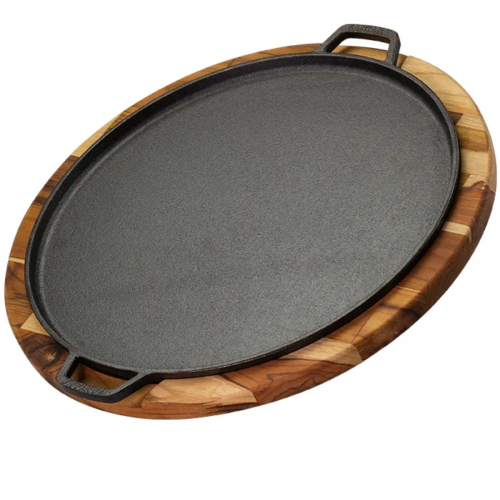 FORMA DE PIZZA 30cm M Com SUPORTE DE MADEIRA Santana