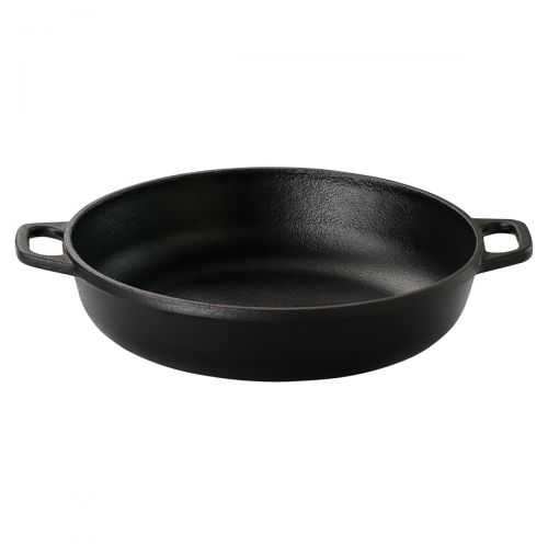 Frigideira de Ferro Fundido 36 cm Alça de Ferro Santana SEM TAMPA