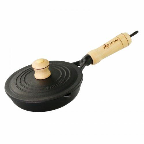 Frigideira de ferro para ovo Egg  Pan 14 cm com tampa de Ferro