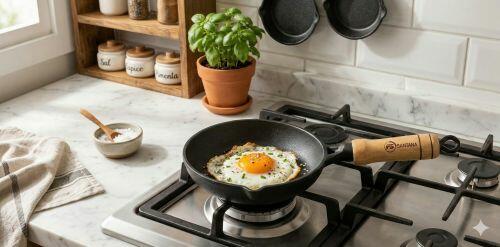 Frigideira de ferro para ovo Egg Pan 14 cm sem tampa