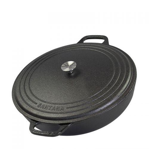 Paella Al�a Ferro Tampa De Ferro Santana 30 Cm 4 Litros