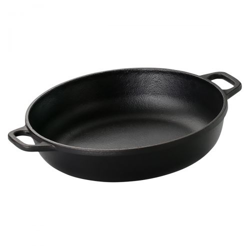 Paella Ferro Fundido 7,3 Litros Tampa Ferro Santana 36 Cm